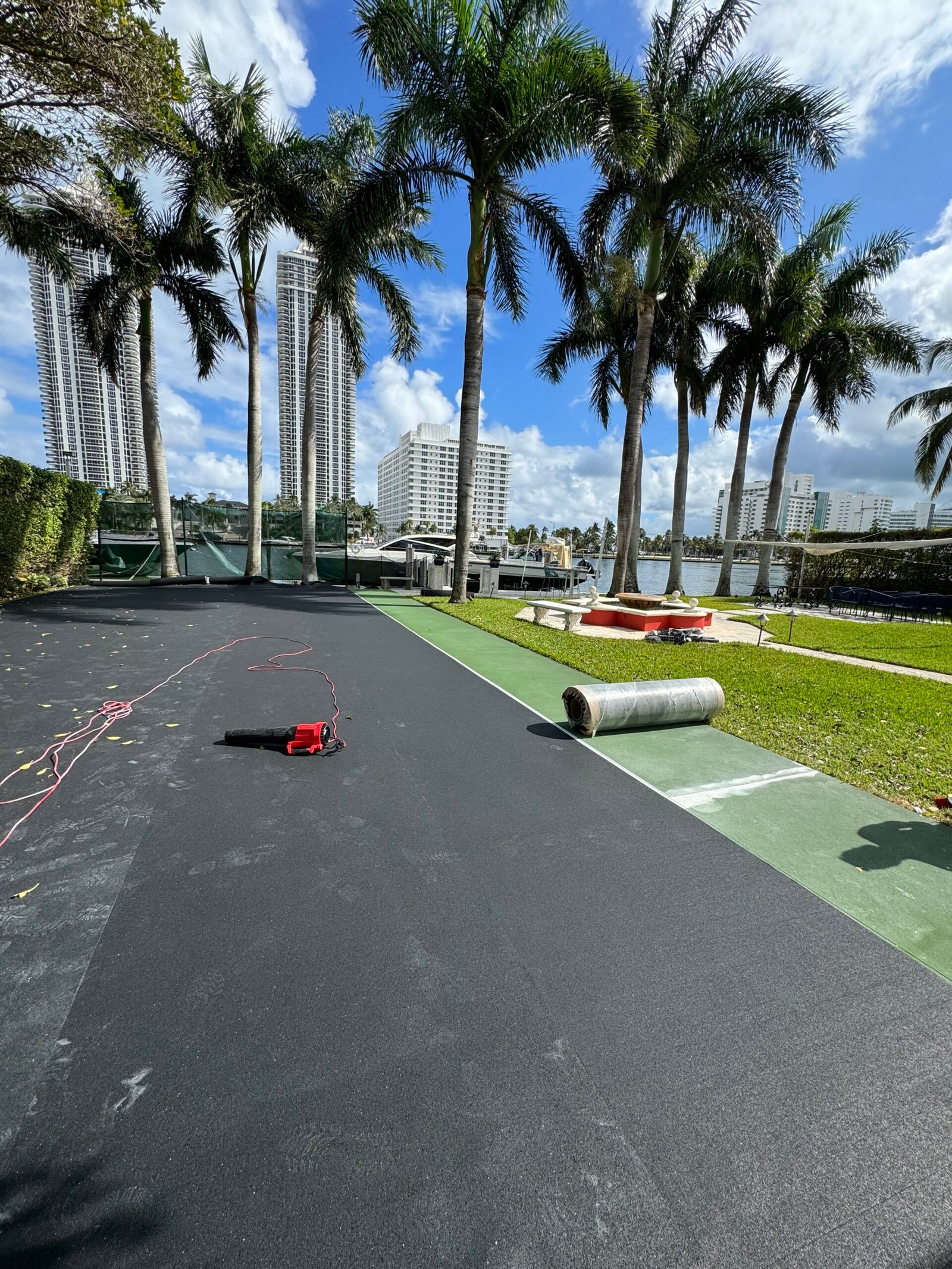 Precision Sports court project near Florida